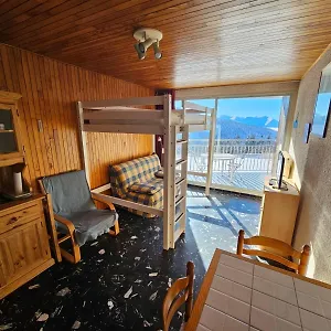 Studio 2p, Terrasse Appartement Chamrousse
